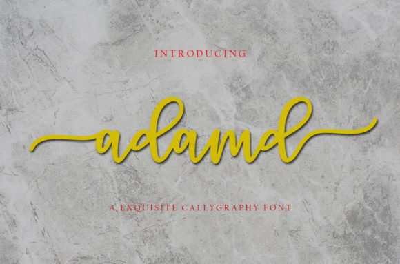 Adamd Font Review: A Modern Handwritten Typeface for Standout Branding