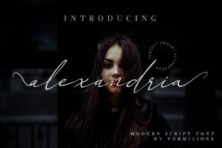 Alexandria Script Font for Modern Brand Visuals