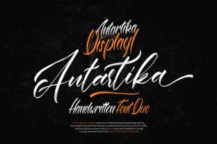 Antartika Duo: A Bold Handwritten Font for Standout Web Design