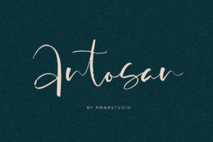 Antosan: The Bold Handwritten Font for Whimsical Brand Identity