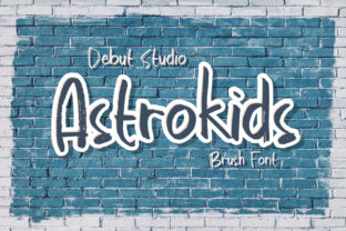 Astrokids Typeface: Playful Script Handwritten Fonts for Digital Branding