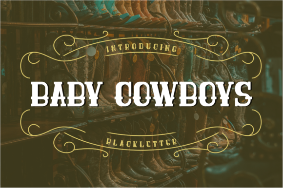 Baby Cowboys Typeface: A Retro Script for Digital Branding