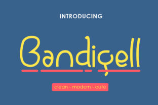 Bandigell: A Modern Sans Serif for Whimsical Editorial Design
