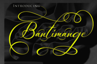 Bantimange: The Bold Script Font for Distinctive Brand Identity