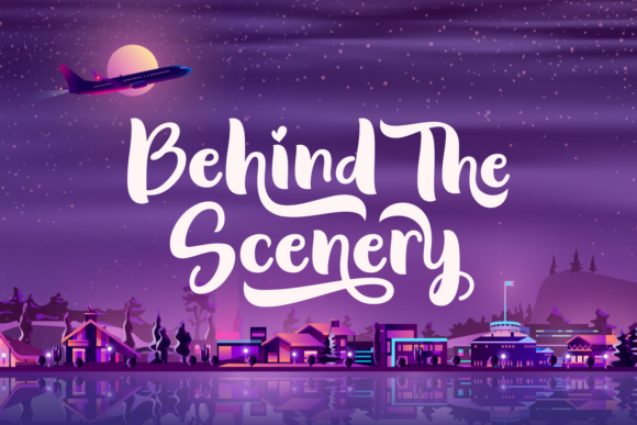 Behind the Scenery: A Whimsical Handwritten Font for Standout Campaigns
