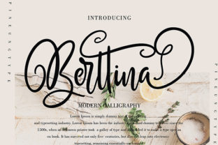 Berttina: The Elegant Script Handwritten Font for Modern Design
