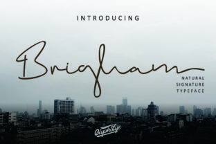 Brigham Script: A Modern Handwritten Typeface for Campaign Design