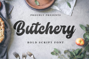 Butchery: A Romantic Script Handwritten Font for Boutique Branding