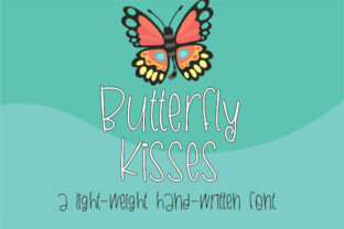 Butterfly Kisses: A Charming Script Handwritten Font for Creative Projects