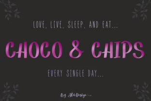 Choco Chips: A Playful Script Handwritten Font for Editorial Design