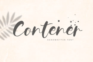 Contener Font Review: A Bold Handwritten Twist