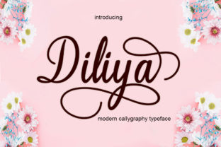 Diliya Script Handwritten Font for Modern Brand Identity