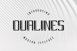 Dualines Typeface Review: Minimalist Sans Serif for Modern Brand Identity
