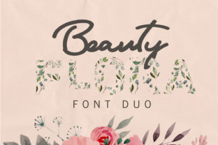 Flora Duo: A Nature-Inspired Script Handwritten Typeface for Editorial Design