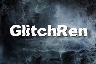 GlitchRen: A Sleek Decorative Typeface for Digital Editorial Design