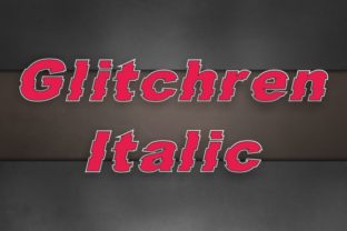 Glitchren Italic Typeface Review: Adding a Glitchy Twist to Brand Identity