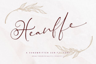 Heanffe: The Soft Script Handwritten Font for Authentic Branding