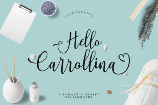 Hello Carrollina Script Font for Elegant Web Design