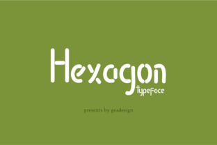Hexagon Typeface: Organic Rounded Sans Serif for Modern Branding