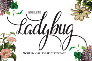 Ladybug Script Font Review for Handmade Labels and Invitations