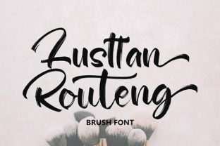 Lusttan Routeng: A Bold Brush Font for Editorial Design