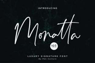 Monatta: The Bold Handwritten Font for Standout Craft Designs