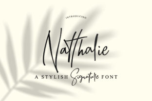 Natthalie: A Handwritten Script Font for Sophisticated Web Design