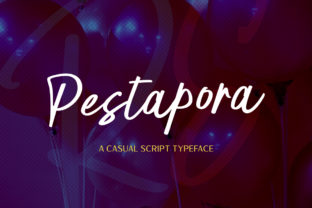 Pestapora: The Cheerful Handwritten Font for Bold Brand Identity