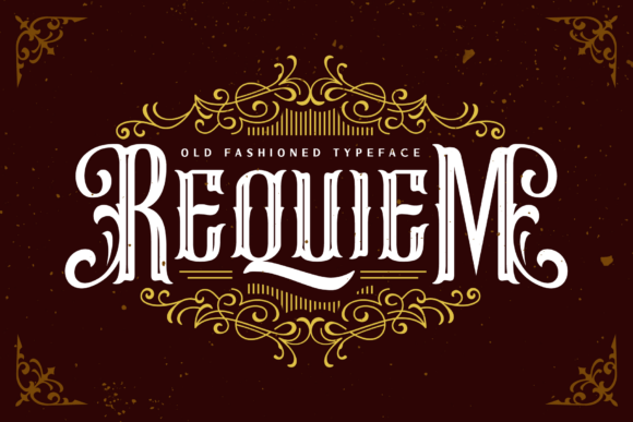 Requiem: The Bold Blackletter Typeface for Scroll-Stopping Campaigns