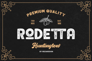 Rodetta Vintage Sans Serif Font for Bold Digital Campaigns