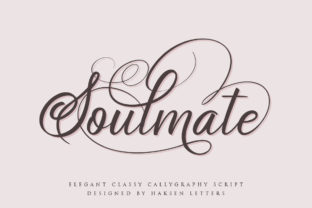 Soulmate Script Handwritten Font for Editorial Design