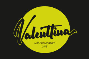 Valenttina Handwritten Font for Crafts and Commercial Designs