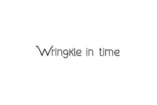 Wringkle in Time: A Charming Serif Font for Handmade Crafts