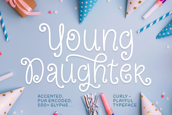 Young Daughter: The Script Handwritten Typeface for Bold Campaign Visuals