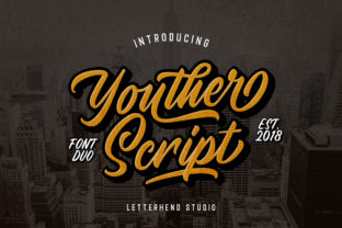 Youther Duo: The Vintage Script Font for Polished Brand Identity